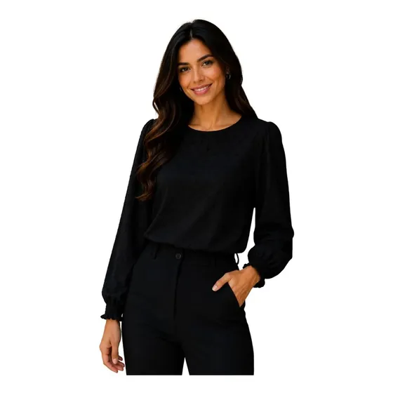 Blusa Feminina Duna Pipoca Confortável Plus Size