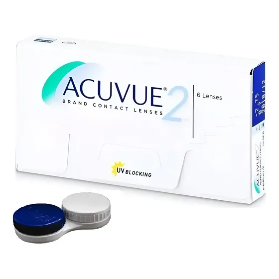 Lentes De Contato Acuvue 2 Johnson - Incolor C/ Grau