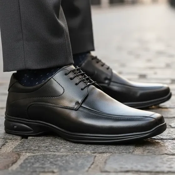 Sapato Social Jota Pe 71454 Couro Masculino