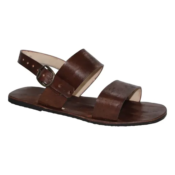 Sandália Masculina Artesanal Couro 2 Tiras Cód. Fo