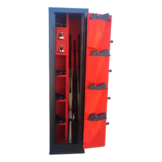 Cofre Para Armas Cr 130cm Forrado Com Carpete E Chave Tetra