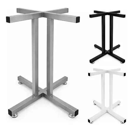 Base De Mesa Jantar Grécia P/ Tampo Vidro Pedra Até 100x100