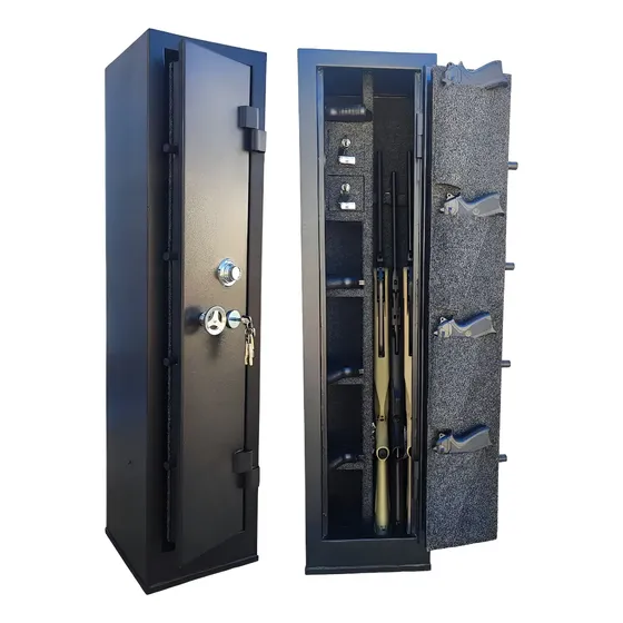 Cofre Para Armas 130cm Forrado Com Carpete E Chave Tetra