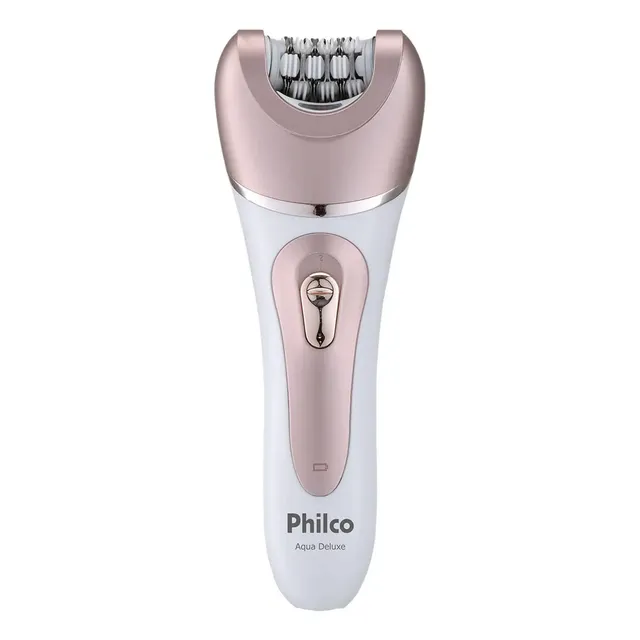 Depilador Philco Aqua Deluxe Pdp01r Branco E Rosa 110v/220v Rosa-pálido