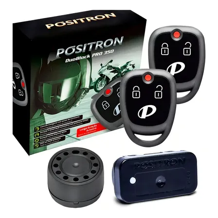 Alarme Para Motos Pósitron Duoblock Pro 350 G8 Universal Aplica Em Todas As Motos