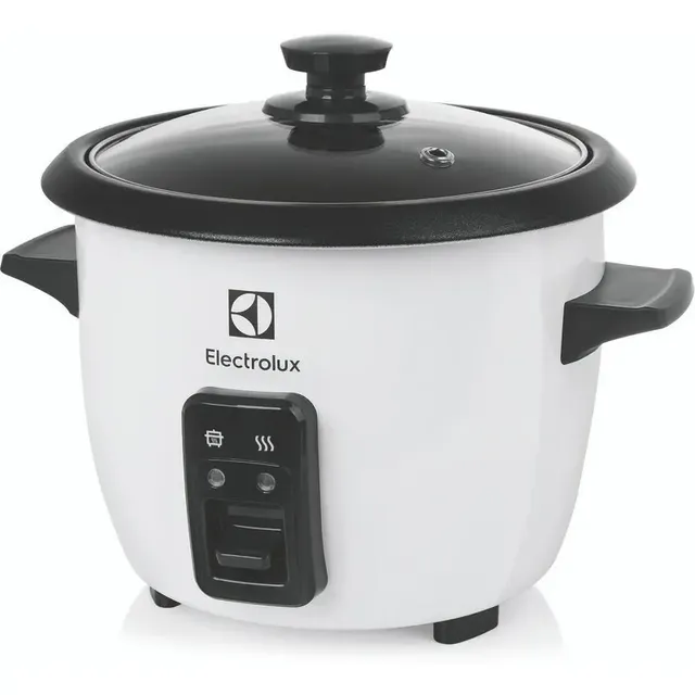 Panela Elétrica Electrolux Vapor Arroz Capacidade 1,3l 7 Xícaras Manter Aquecido Panela Removível Antiaderente Tampa Vidro Rcb50 Branca Por Rita Lobo Branco 220v 60 Hz