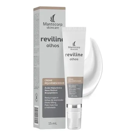 Creme Reviline Olhos Mantecorp dia noite para todos os tipos de pele de 15g