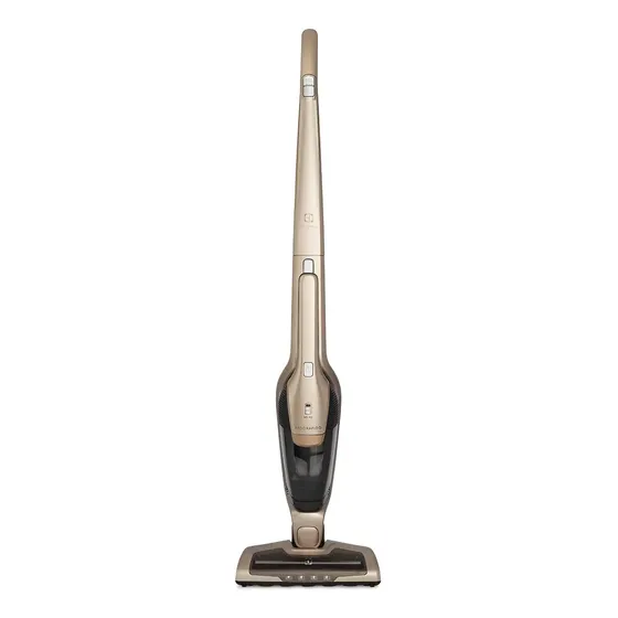 Aspirador de Pó Vertical Sem Fio Electrolux Ergorapido 2 em 1 Bocal Pet até 45 min Dourado (ERG26) Bivolt