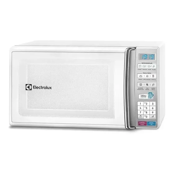 Micro-ondas de Bancada Electrolux Branco 27L com 55 receitas pré-programadas no Menu Online MB37R
