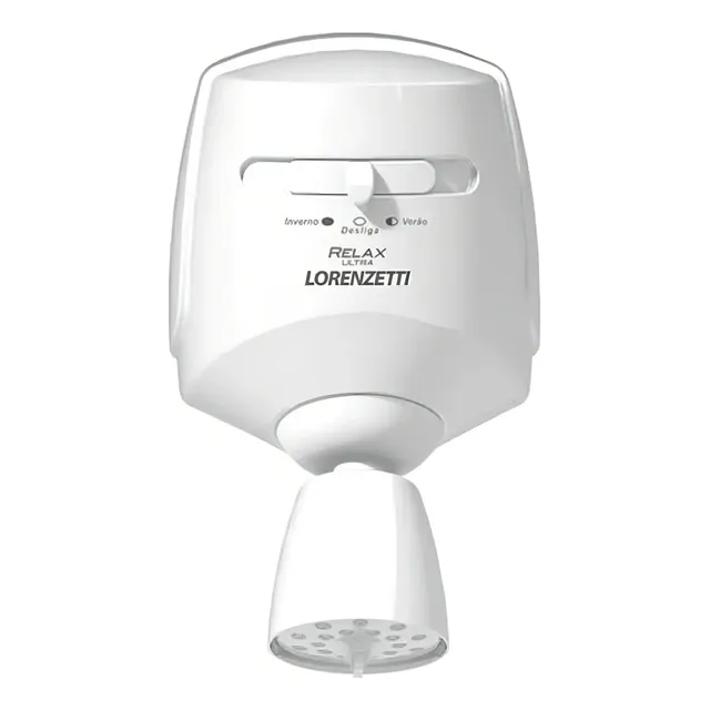 Chuveiro elétrico de parede Lorenzetti Relax Ultra branco 5500W