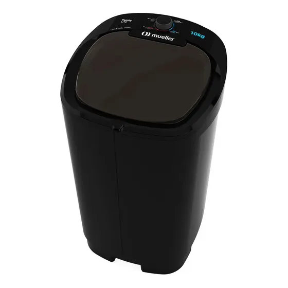 Tanquinho/lavadora Semiautomática Mueller 10kg Family Lite Cor Preto