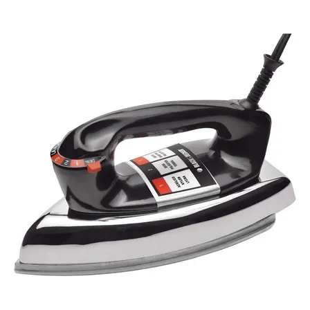 Ferro de Passar Roupa a Seco Black+Decker VFA1110XM6 Base de Alumínio 127V