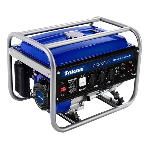 Gerador Portátil Tekna Gt3500fb 3.1 Kw Monofásico Com Tecnologia Avr 115v/230v