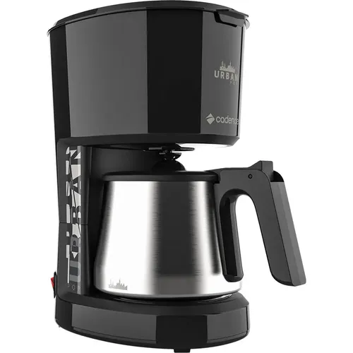 Cafeteira Elétrica Cadence Urban Pop 1,2l 750w Preto Caf810 Preto/aço Inoxidável 220v