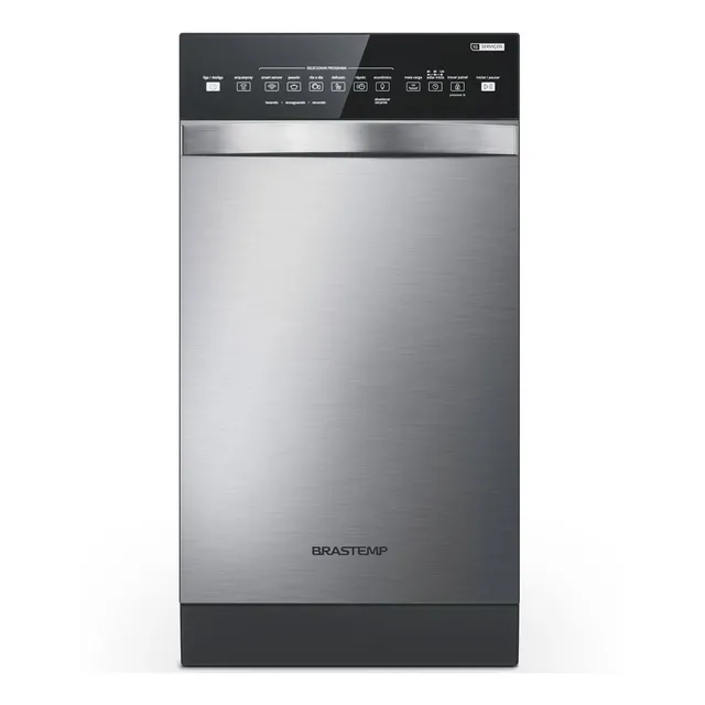 Lava-louças Brastemp 10 Serviços Cor Inox - Blf10br Aço Inoxidável 220v