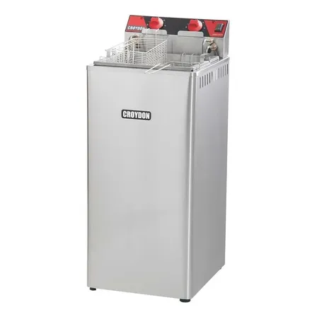 Fritador Elétrico Zona Fria Croydon 8000w 15 L Fz28 Cor Prata 220v 220v