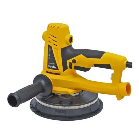 Lixadeira De Parede Profissional Vonder Com Led 750w Cor Amarelo Frequência 50 Hz/60 Hz 127v