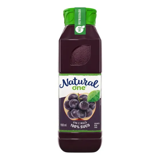 Suco de uva e maçã Natural One Ambiente líquido sem glúten 900 ml