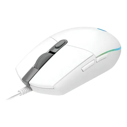 Mouse Ótico Para Jogos Logitech G203 Lightsync Branco