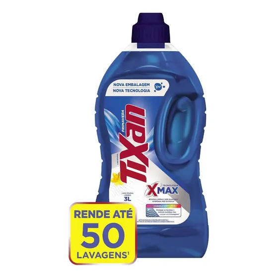 Lava Roupas Líquido Primavera 3 Litros Tixan Ypê