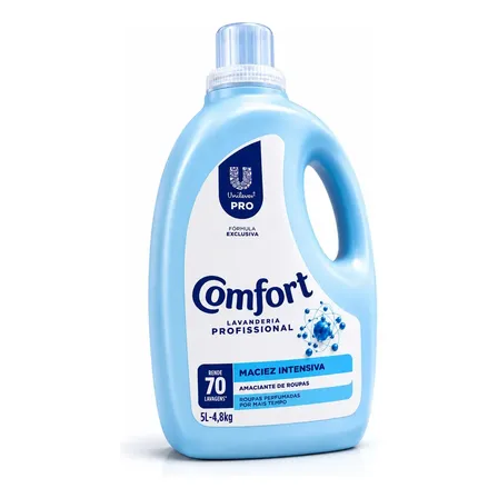 Amaciante Comfort Lavanderia Profissional Maciez Intensiva 5 L