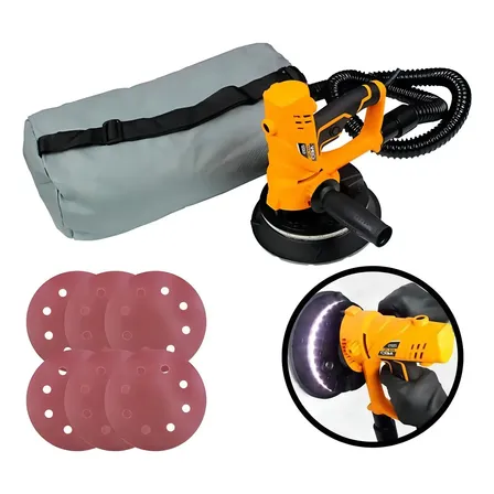 Lixadeira Profissional De Parede Csm Lpc 850 Amarela 60hz 850w 127v Amarelo 60 Hz