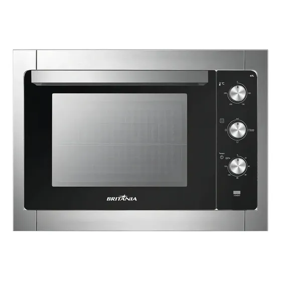 Forno Elétrico De Embutir Bfe47p 47l Britânia 220v Aço Inox