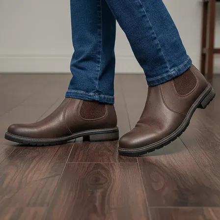 Bota Chelsea Masculina Vittal Em Couro Legítimo Promoção