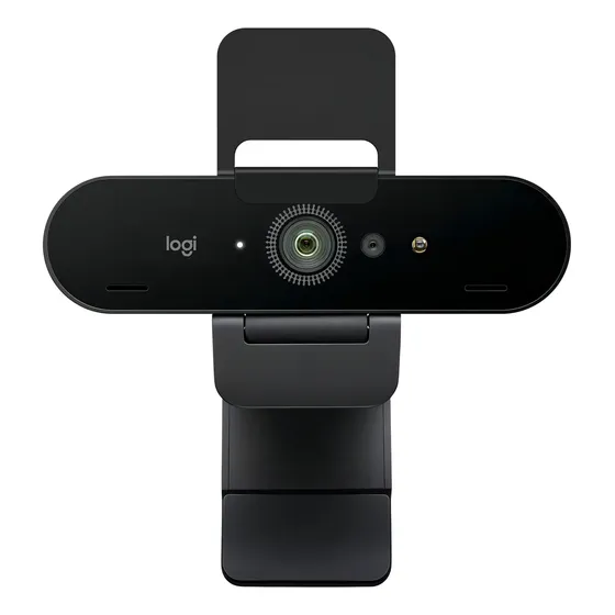 Webcam Ultra Hd 4k Pro Com Microfone Embutido Brio Logitech Cor Preto