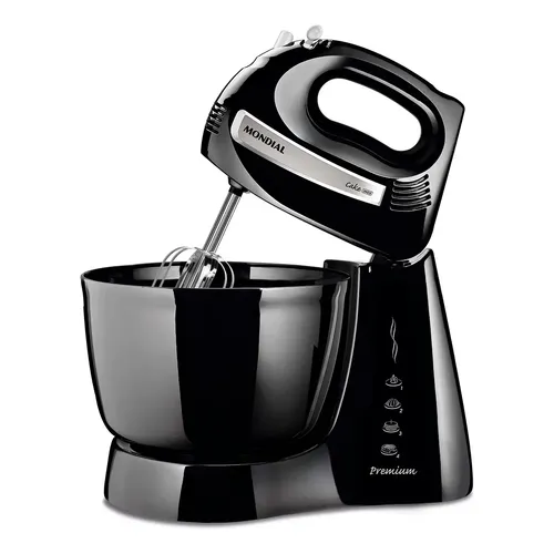 Batedeira Cake Premium, Mondial, 500w - B-50-b Preto 127v 60 Hz