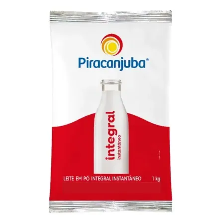 Leite Pó Instantâneo Integral Piracanjuba Pacote 1kg