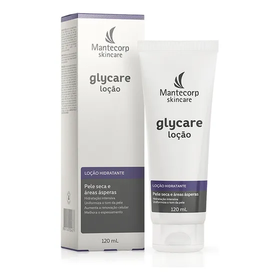 Hidratante Corporal Glycare Loção de 120ml Mantecorp