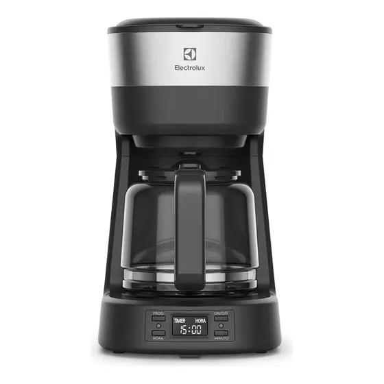 Cafeteira Elétrica Electrolux 30 Xícaras Com Timer Ecm25 Cor Granite grey