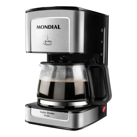 Cafeteira Elétrica Dolce Arome Mondial 550w - C-43-20x-si Preto/aço Inoxidável 220v