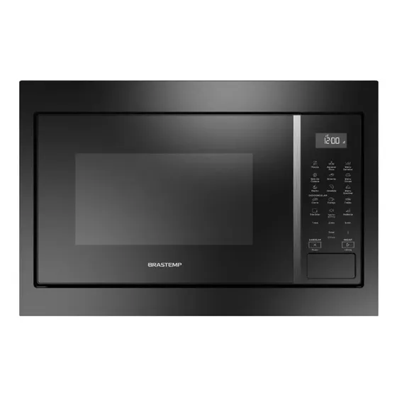 Micro-ondas Brastemp de Embutir 32L Preto - BM146AE