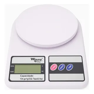 Balança Digital Winey Cozinha Alta Precisão Capacidade 10 kg Branca