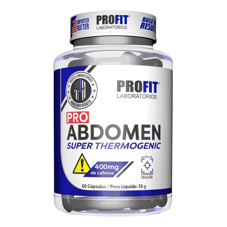 Pro Abdomen 60 Cápsulas - Profit Laboratórios Sabor Sem Sabor