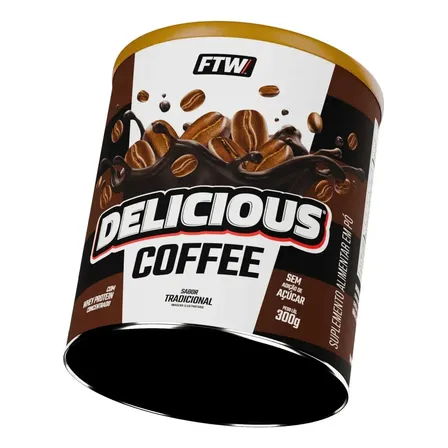 Delicious Coffee Ftw 300g Tradicional Proteico Energia E Performance