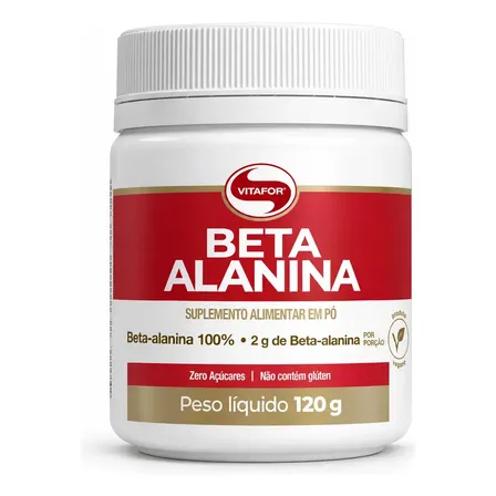 Beta alanina 100% 2g Vitafor 120g