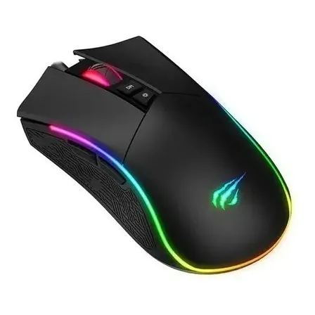Mouse Gamer Havit Ms1001 Com Fio E Luzes Rgb Preto
