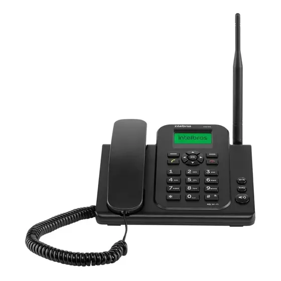 Telefone Celular Fixo 4g Cfw9041 Rural Wi-fi Preto Intelbras