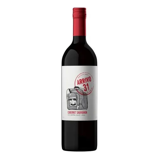 Vinho Chileno Arrivo 31 Cabernet Sauvignon Tinto 750ml