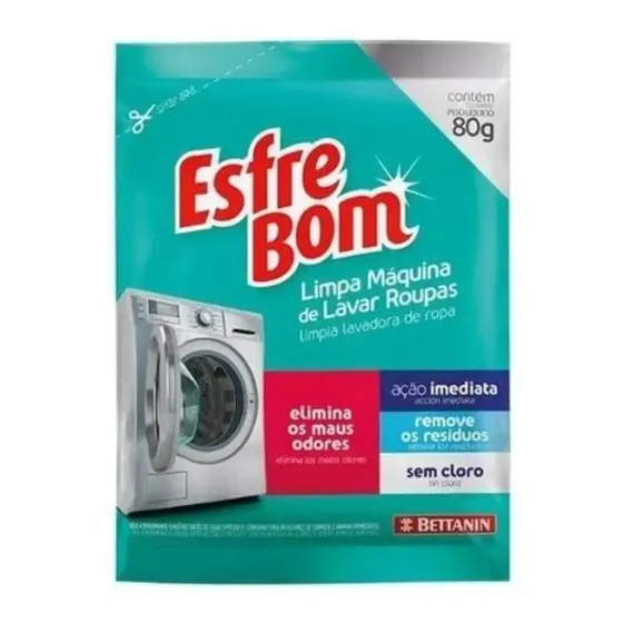 Limpa Máquina De Lavar Roupas Esfrebom 80g