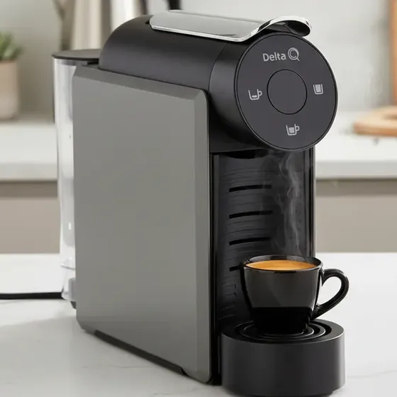 Cafeteira Delta Q Miniqool Cápsulas Cinza 19 Bar 220V