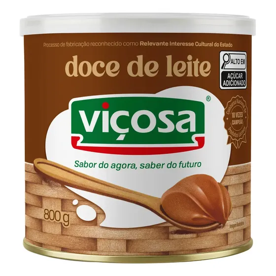 Doce de Leite Viçosa Cremoso Tradicional Lata 800g
