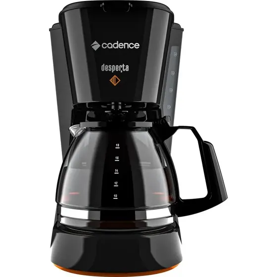 Cafeteira Elétrica Cadence Desperta Contrast Preto Caf338 220v