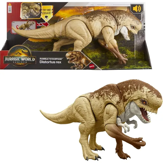 ^ Hot Dinosaur Rebirth Toy, Villain Action Figure