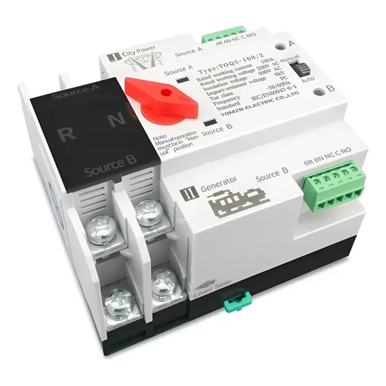 Chave De Transferência Automática Ats 125a Monofásica 220v P 220v