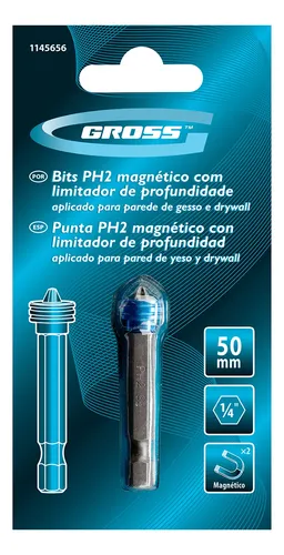 Bits Torcao Ph2 Para Ferramentas De Impacto 25mm 10pcs Gross
