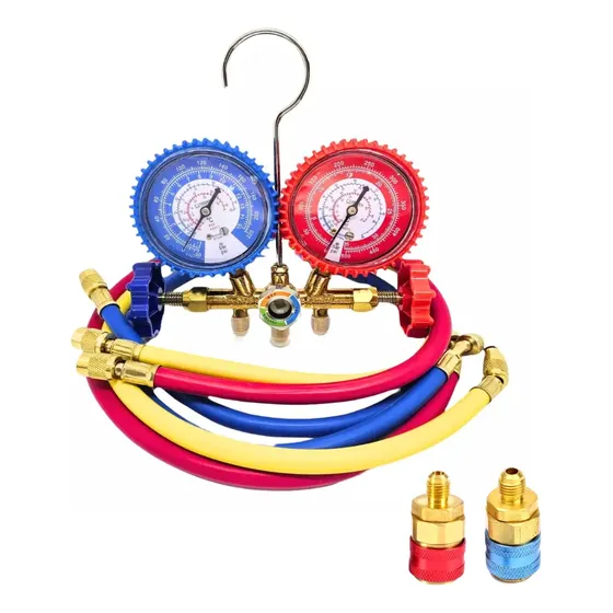Manifold Ar Condicionado Automotivo C/ Engates R134/r22/r404